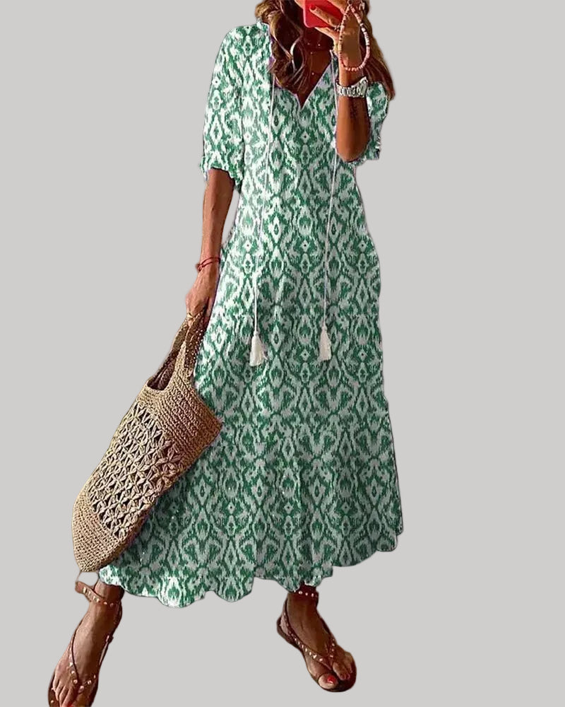 Luna | Vestito Boho dalla Silhouette Slanciata