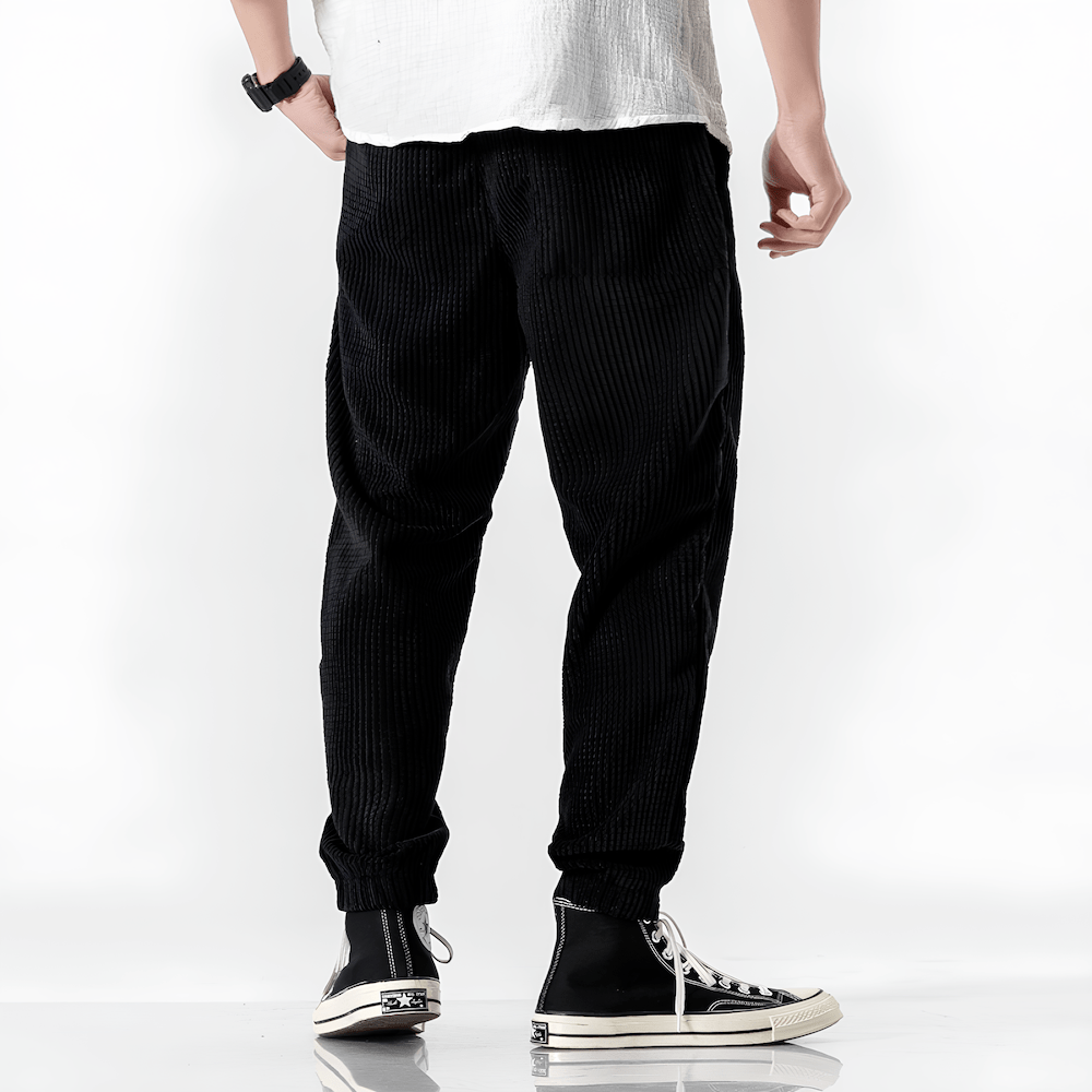 JITSU - PANTALONI IN VELLUTO A COSTE