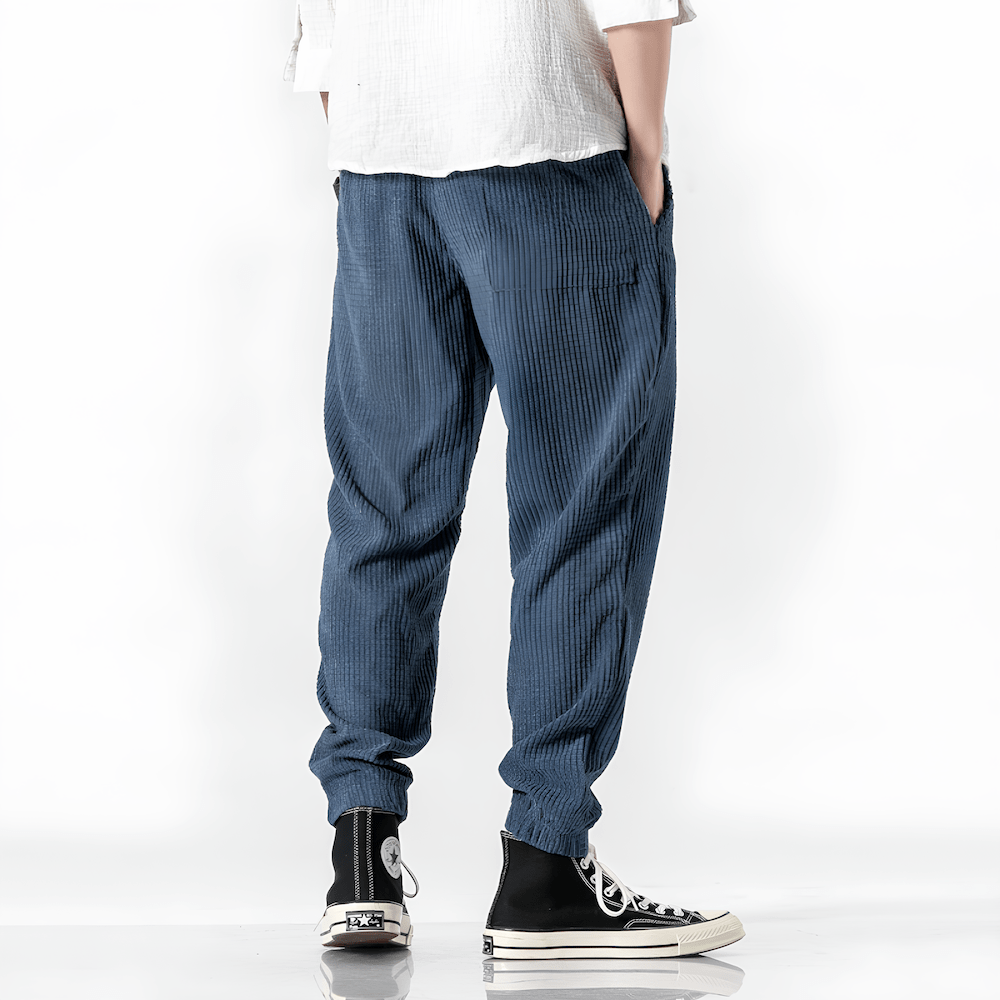 JITSU - PANTALONI IN VELLUTO A COSTE
