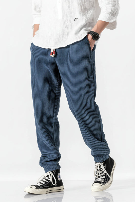 JITSU - PANTALONI IN VELLUTO A COSTE