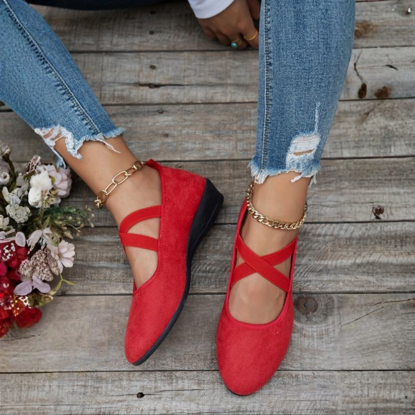 Calerinne | Ballerine con Zeppa Chiusa