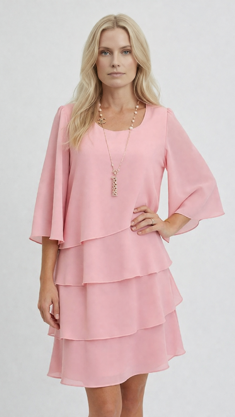 Claudia | Vestito Elegante con Volant