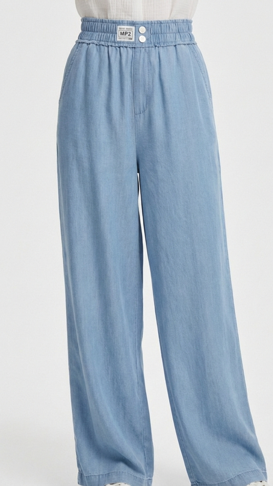 PANTALONE LARGO DENIM