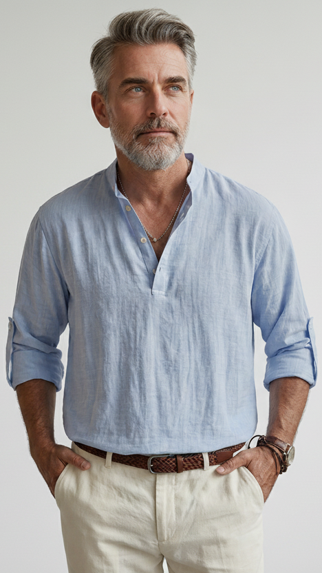Mason™ | Camicia di Lino Traspirante