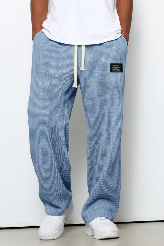 LORENZO - PANTALONI TEXTURE NIDO D'APE