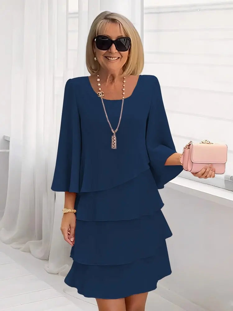 Claudia | Vestito Elegante con Volant
